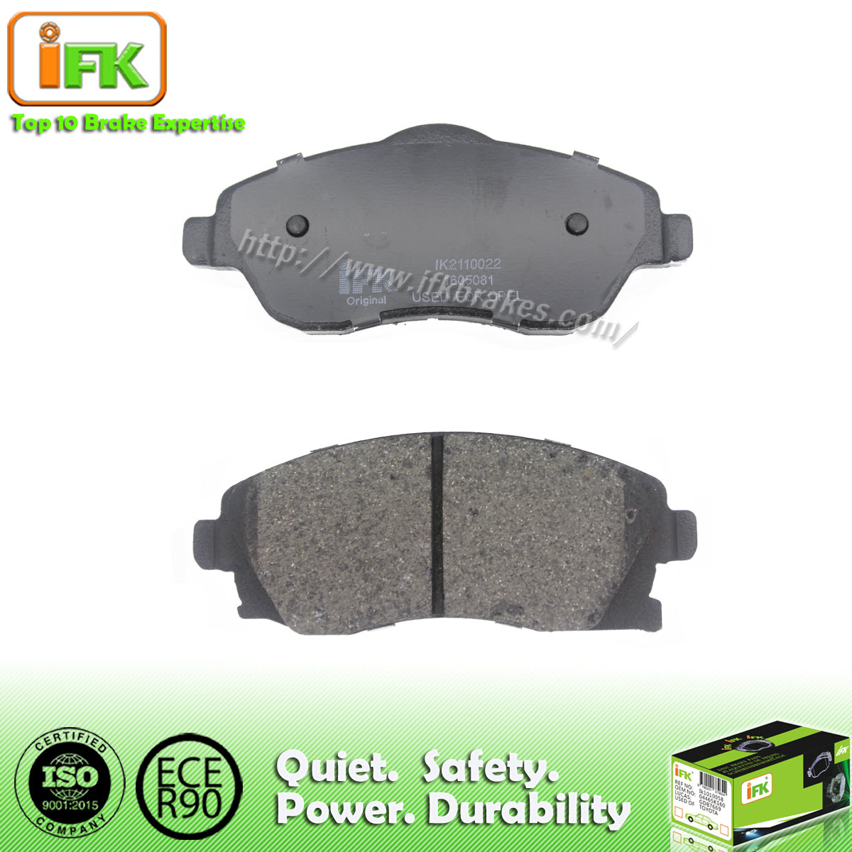 Organic No asbestos colored auto brake Pad - Buy No asbestos Organic ...