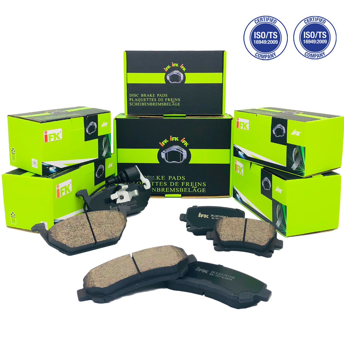 Iron Fiber No asbestos colored auto brake Pad Buy Iron Fiber auto